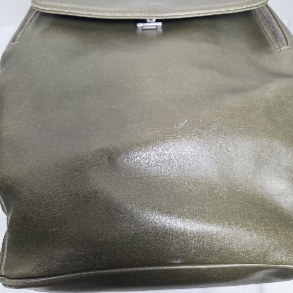 Matt & Nat Fabi Faux Leather Backpack in Olive Green - Picture 5 of 8